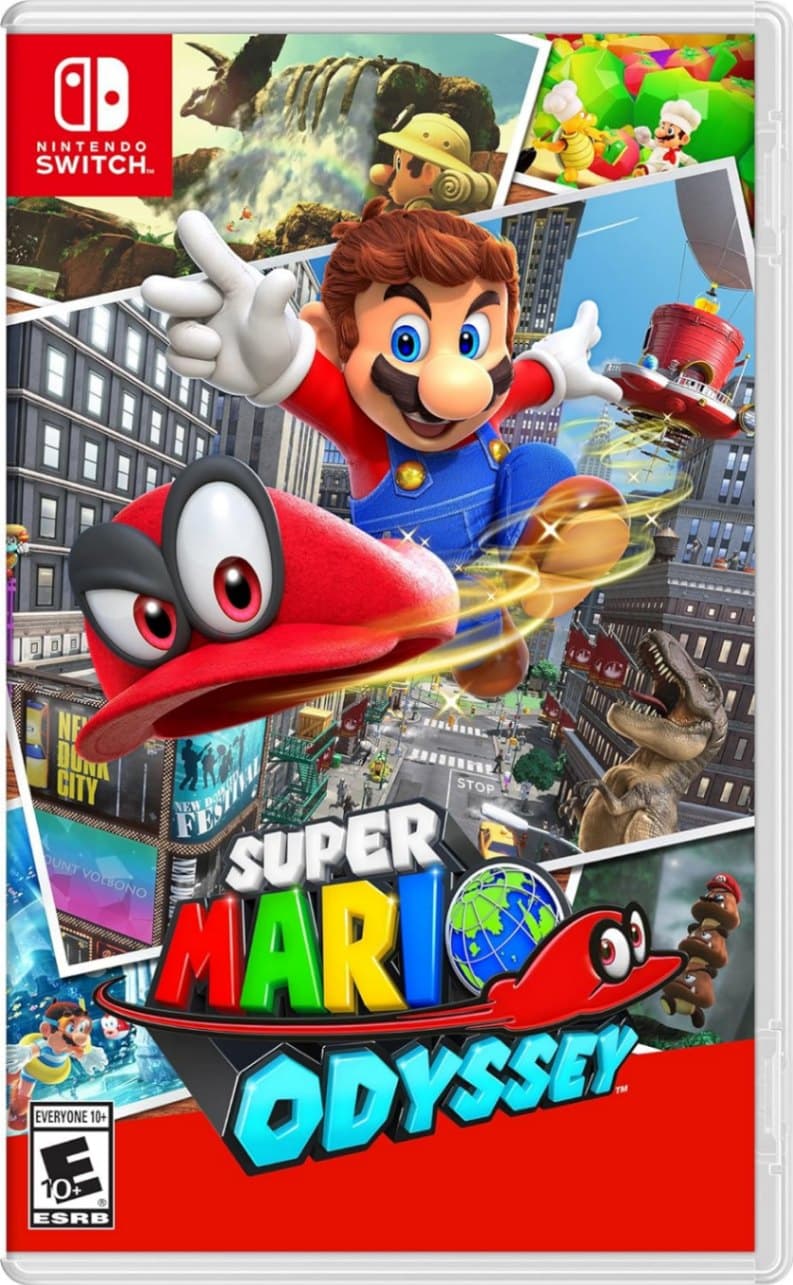 Capa do jogo Super Mario Odyssey