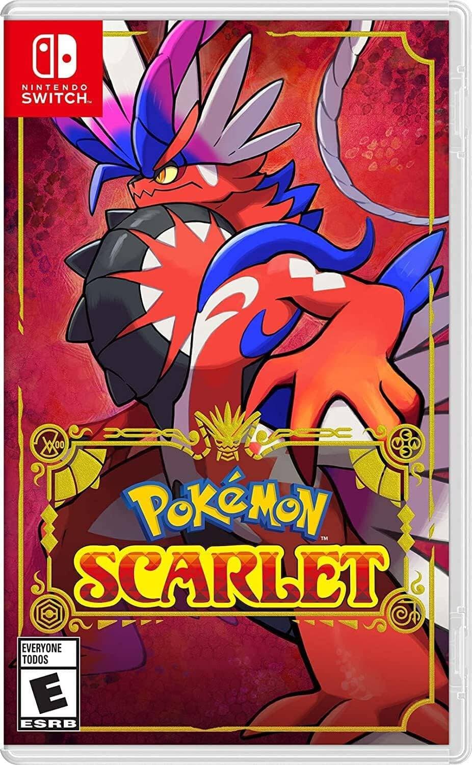 Capa do jogo Pokémon Scarlet