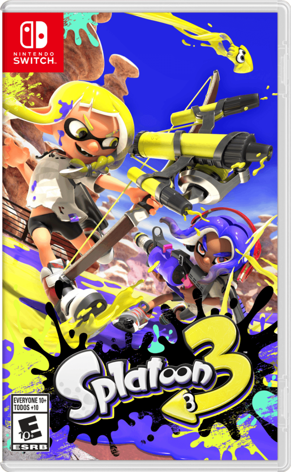 Capa do jogo Splatoon 3