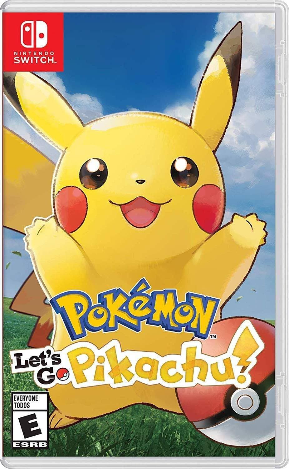 Capa do jogo Pokémon: Let's Go, Pikachu!