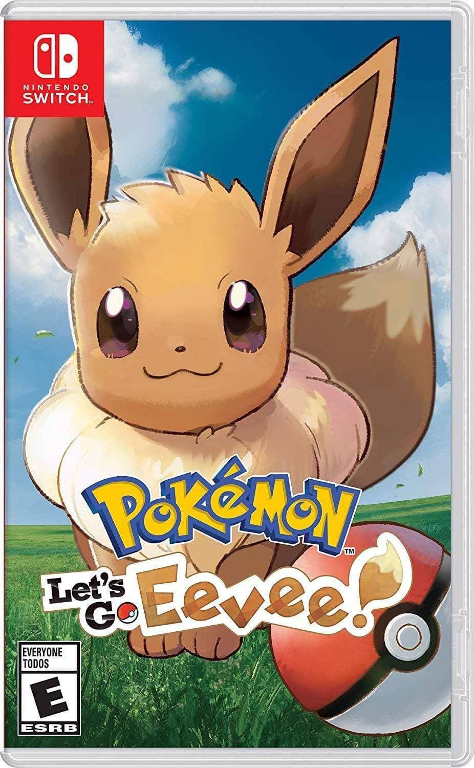 Capa do jogo Pokémon: Let's Go, Eevee!