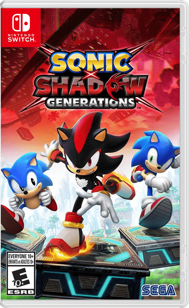 Capa do jogo Sonic X Shadow Generations