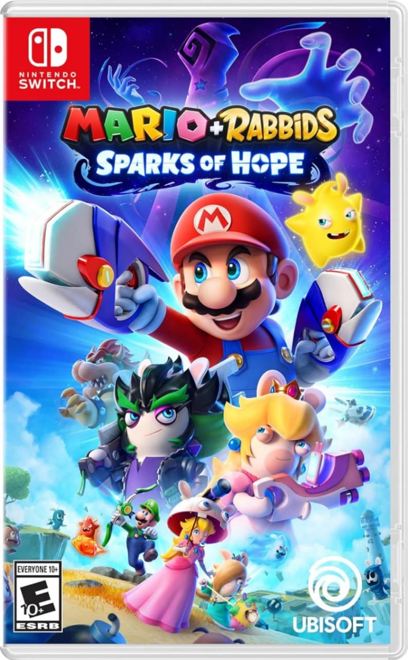 Capa do jogo Mario + Rabbids Sparks of Hope