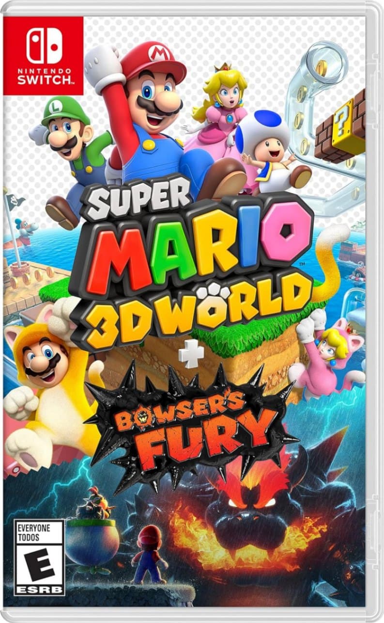 Capa do jogo Super Mario 3D World + Bowser's Fury