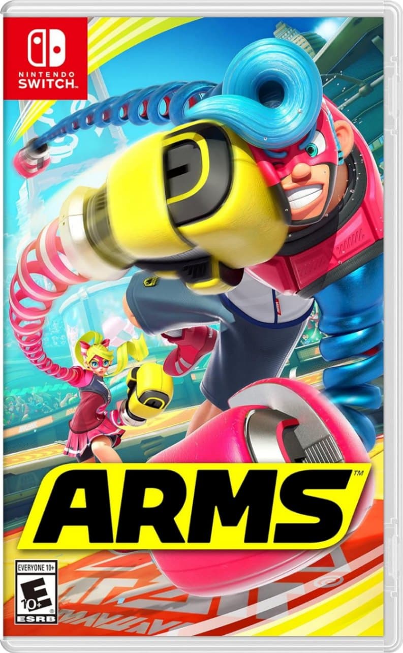 Capa do jogo ARMS