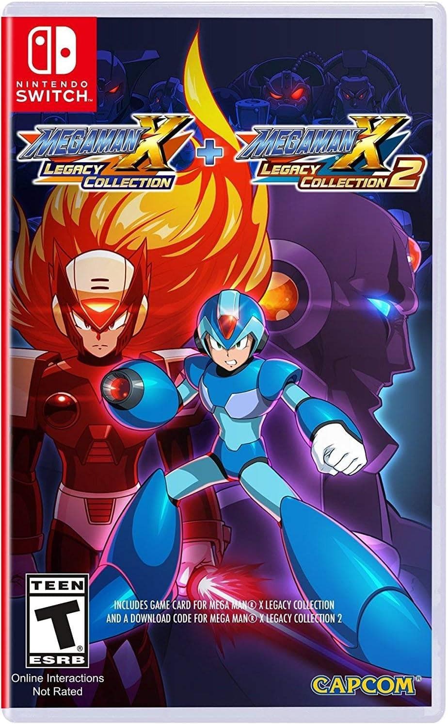 Capa do jogo Mega Man X Legacy Collection 1 + 2