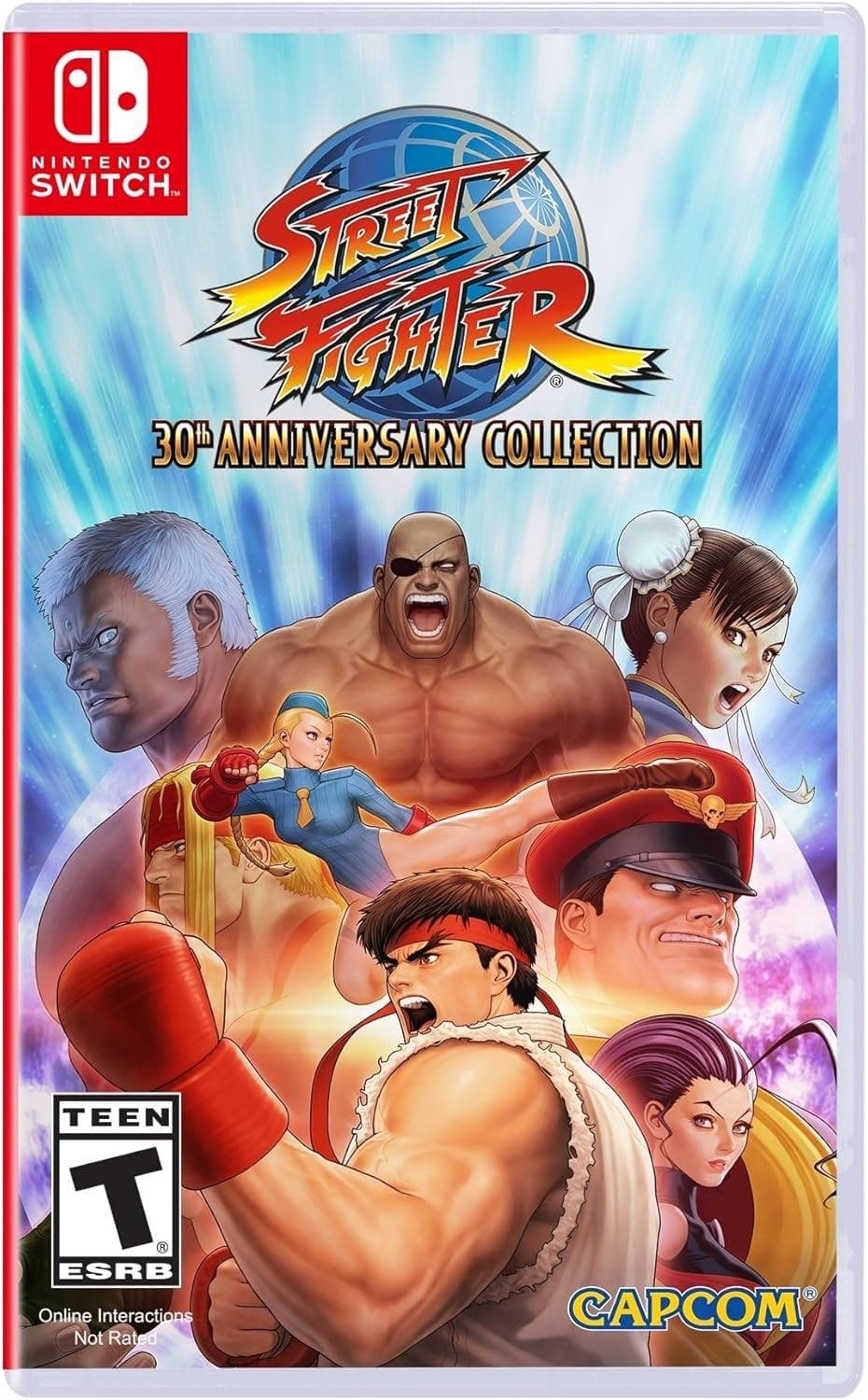 Capa do jogo Street Fighter 30th Anniversary Collection