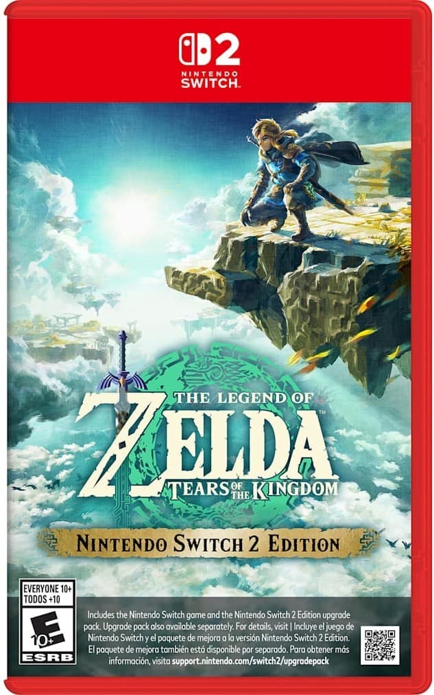 Capa do jogo The Legend of Zelda: Tears of the Kingdom - Nintendo Switch 2 Edition