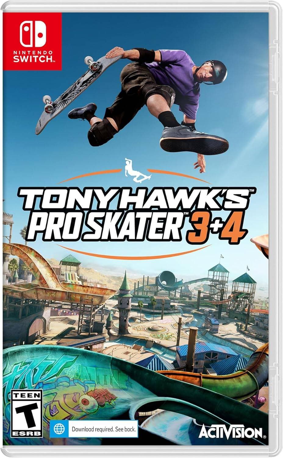 Capa do jogo Tony Hawk's Pro Skater 3 + 4