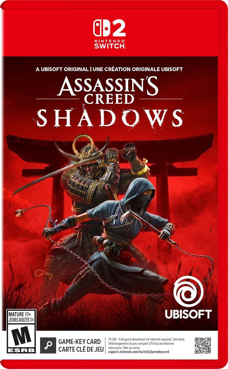 Capa do jogo Assassin's Creed Shadows