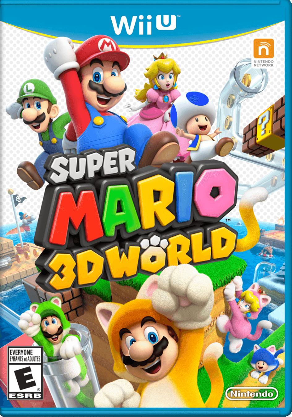 Capa do jogo Super Mario 3D World