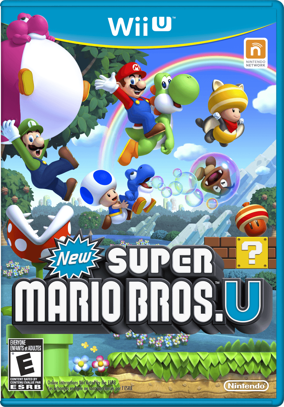 Capa do jogo New Super Mario Bros. U