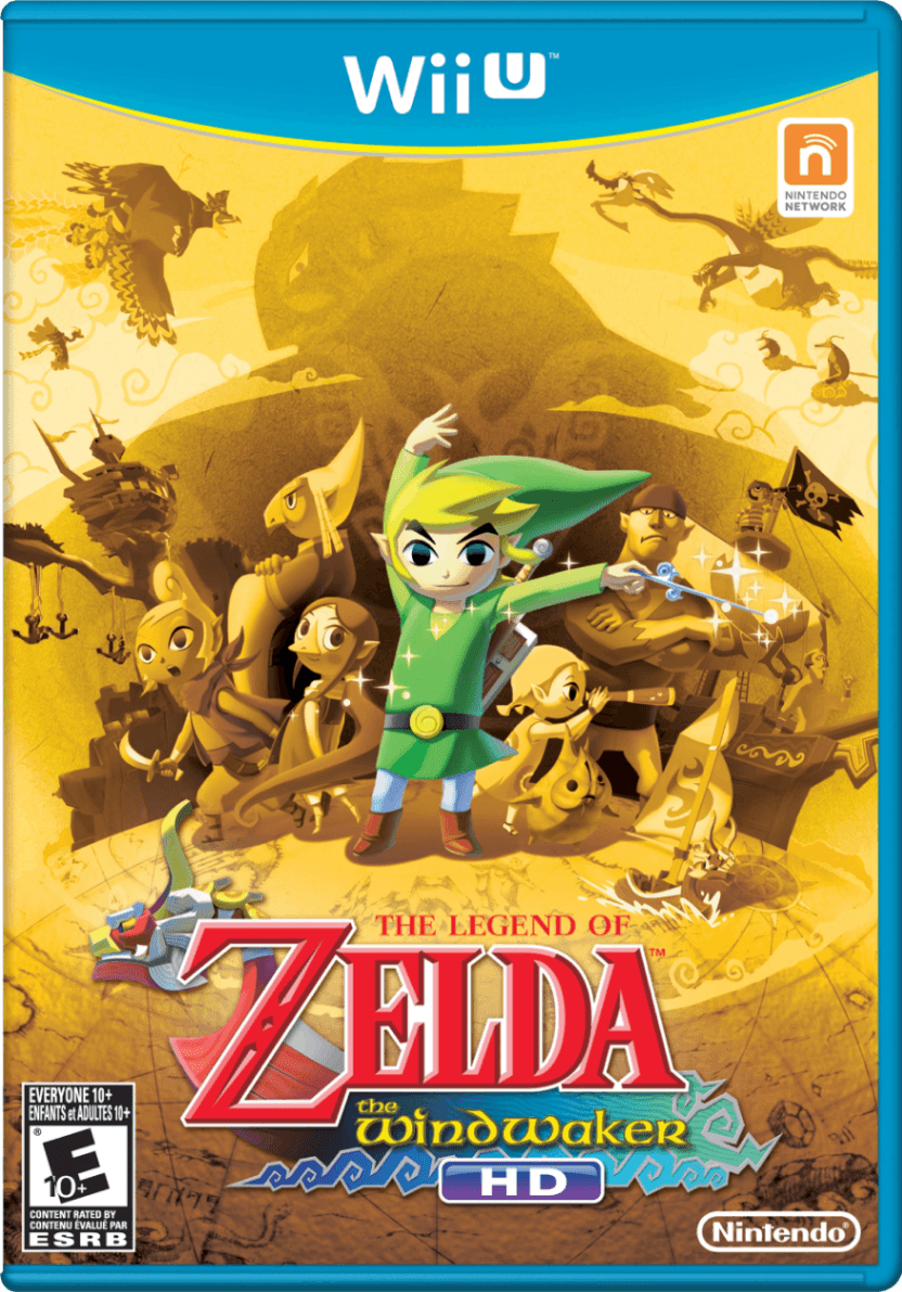 Capa do jogo The Legend of Zelda: The Wind Waker HD