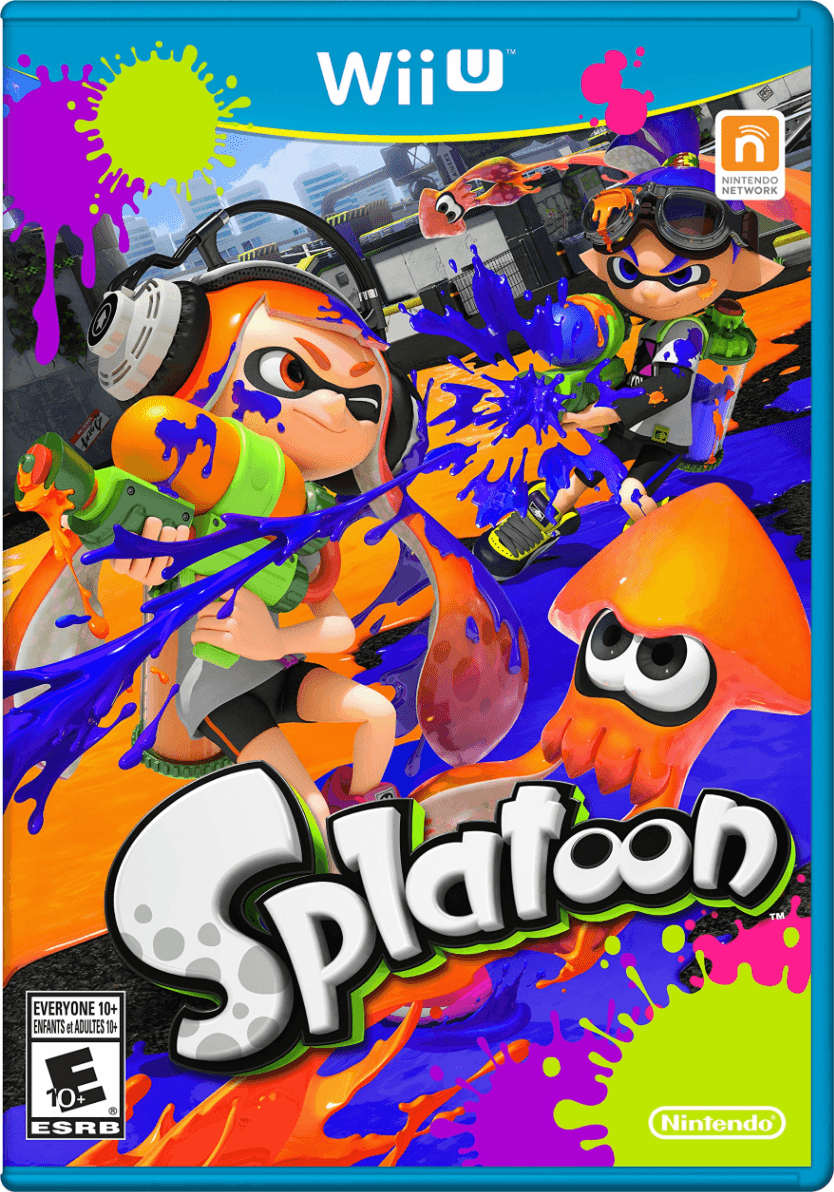 Capa do jogo Splatoon