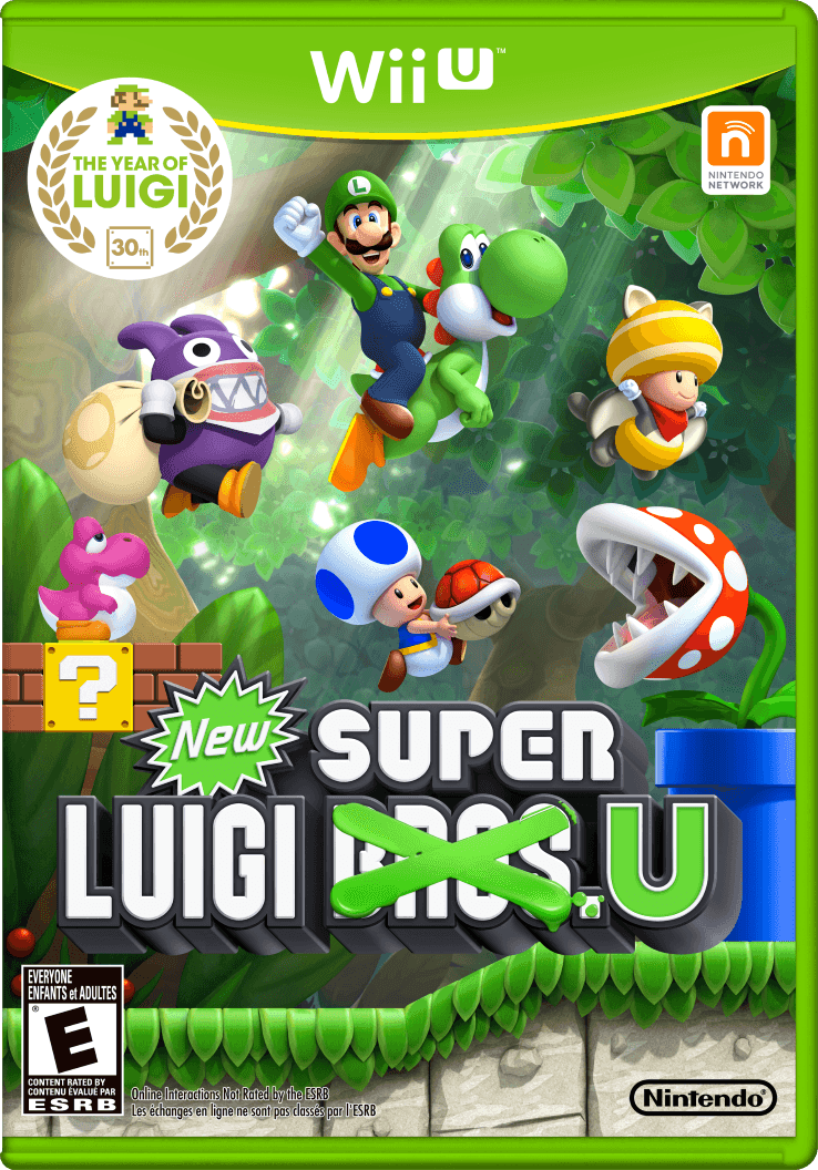 Capa do jogo New Super Luigi U