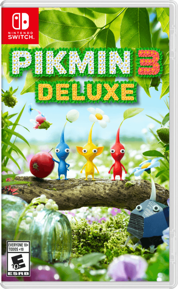 Capa do jogo Pikmin 3 Deluxe