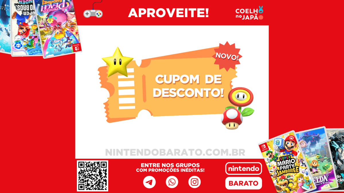 APROVEITE cupom do mercado livre 15% off em jogos, acessórios e mais