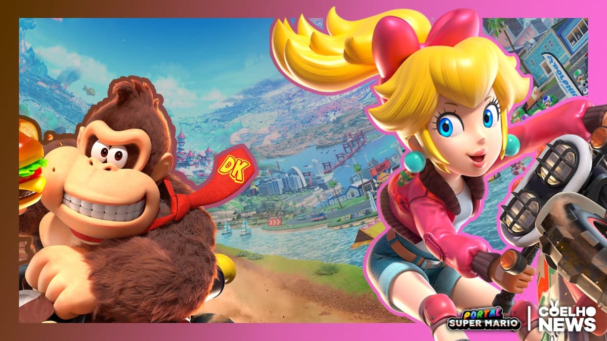 Nintendo substitui vozes de Peach e Donkey Kong em Mario Kart World