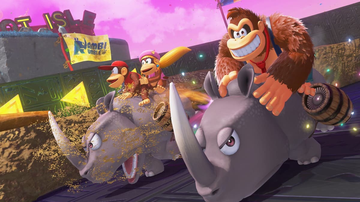 Donkey Kong Bananza terá a presença de Diddy e Dixie Kong