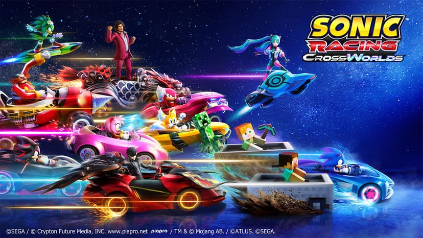 Sonic Racing CrossWorlds apresenta 500 interações rivais, incluindo personagens que nunca interagiram antes