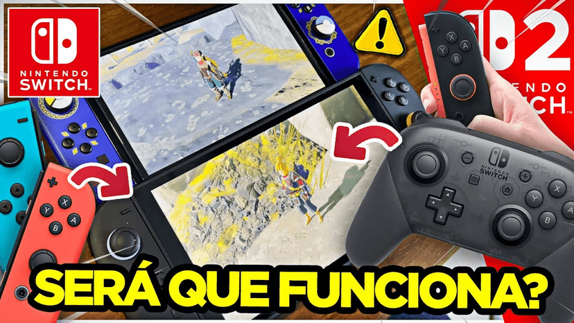 Guia: Quais acessórios do Switch 1 Funcionam no Switch 2? Testando todos!