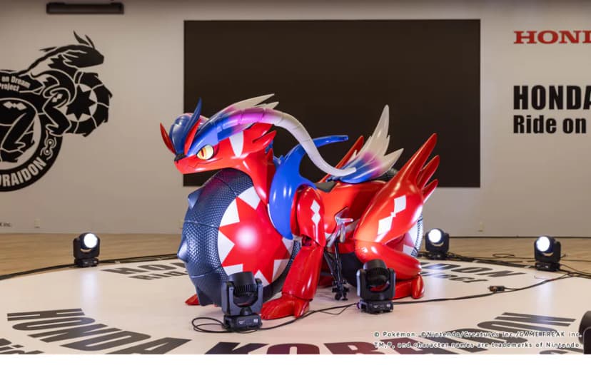 Honda Koraidon ganha vida no Japão com show de tecnologia e nostalgia