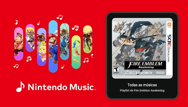 Trilha Sonora de Fire Emblem: Awakening chega ao Nintendo Music
