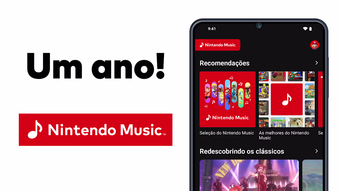 Nintendo Music completa 1 ano de atividade