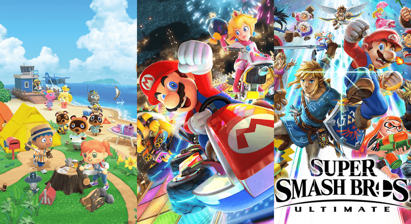 Nintendo revela ranking de jogos mais vendidos do Switch 1 em relatório fiscal