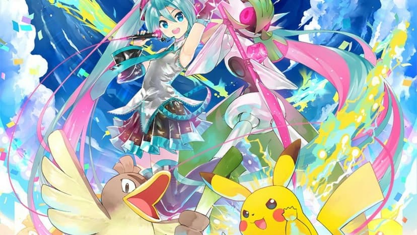 Nova arte do Pokémon feat. Hatsune Miku Project é revelada; confira