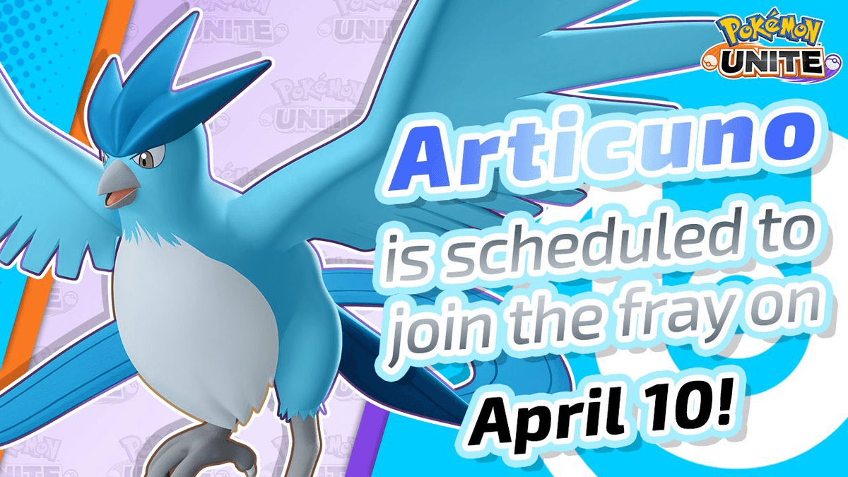 Pokémon UNITE: Articuno chega como Defensor em 10 de abril