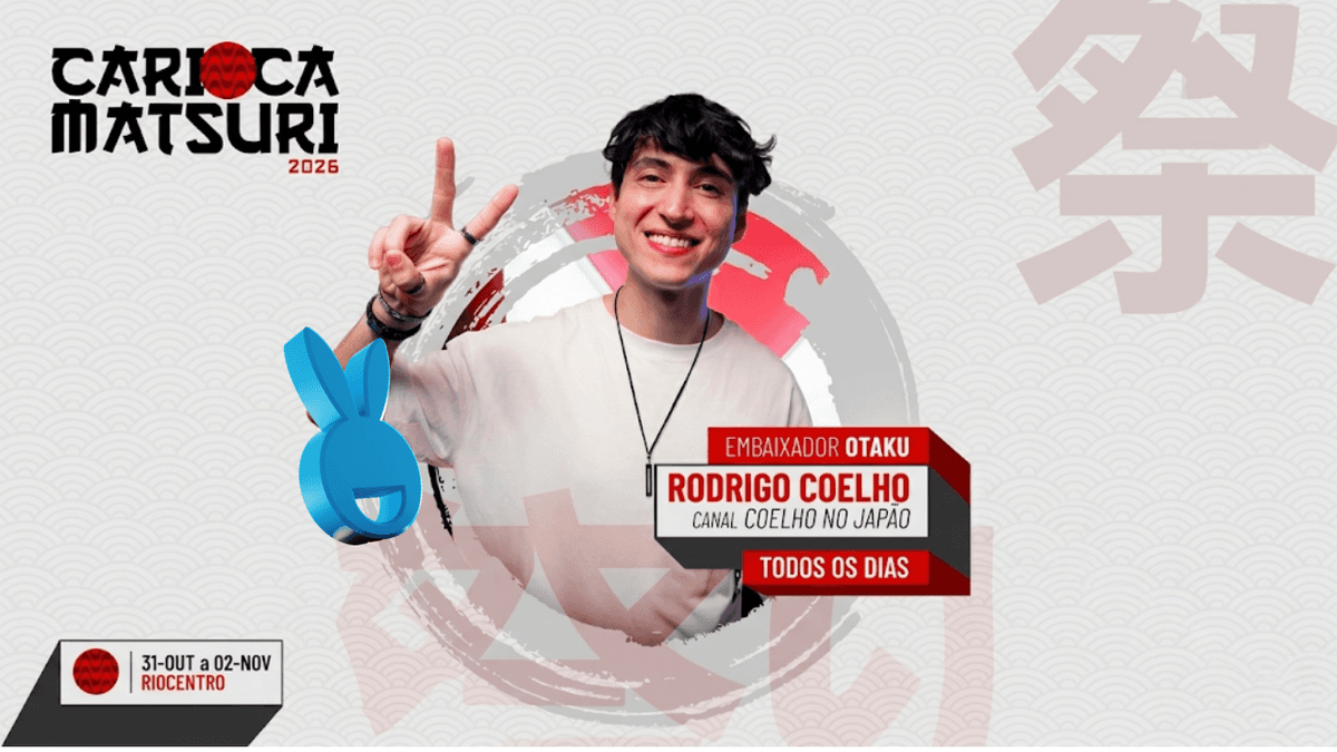 Carioca Matsuri: Coelho no Japão é anunciado como embaixador do maior festival de cultura japonesa do Rio de Janeiro