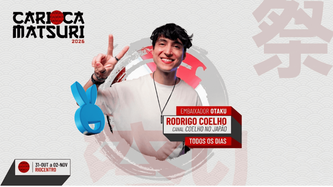 Carioca Matsuri: Coelho no Japão é anunciado como embaixador do maior festival de cultura japonesa do Rio de Janeiro
