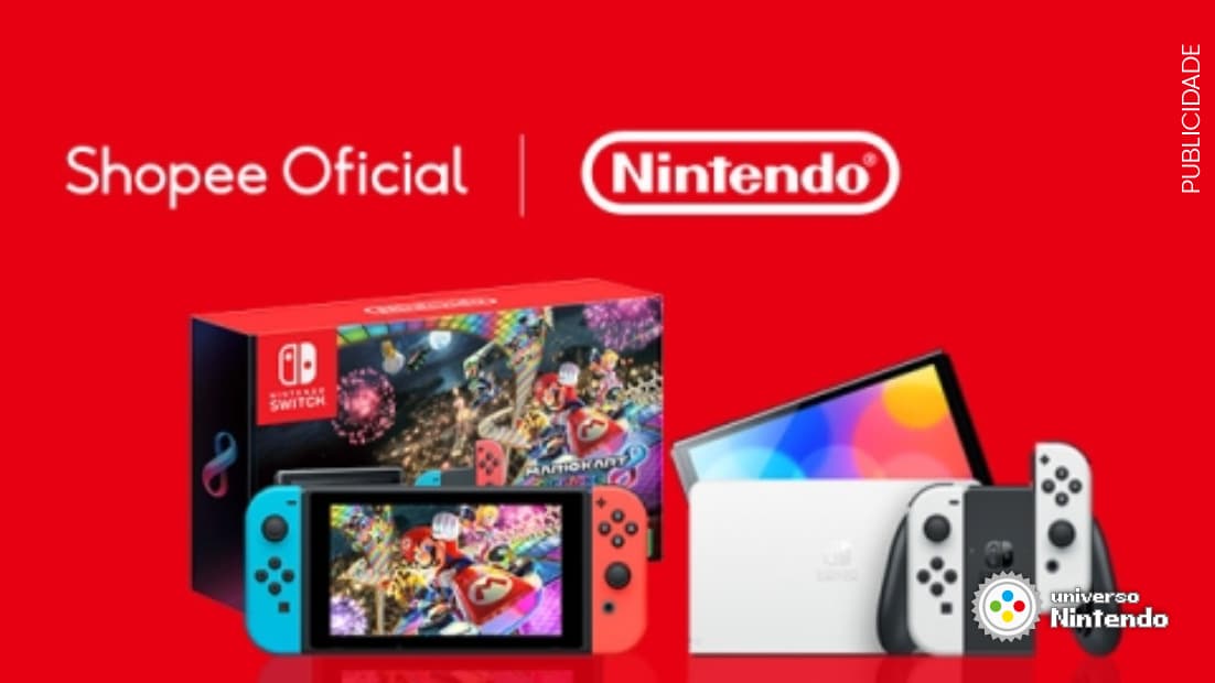 Oferta Shopee | Loja Oficial da Nintendo Brasil tem cupom de 5% de desconto em jogos, consoles e acessórios