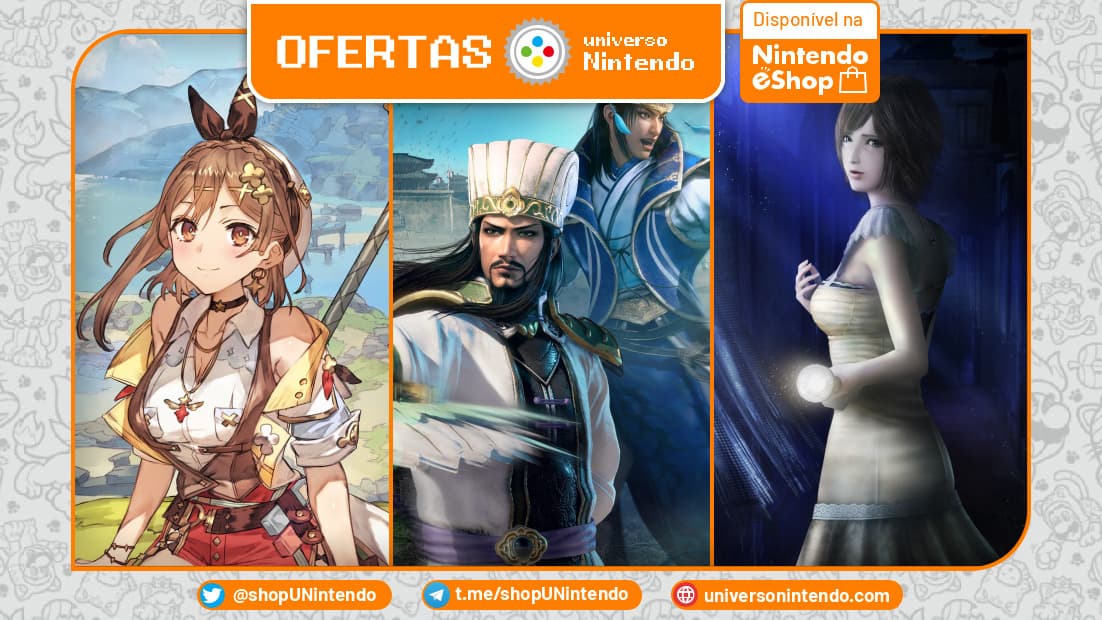 Oferta da Nintendo eShop Brasil | Koei Tecmo – Jogos entram em promoção com descontos de até 50%
