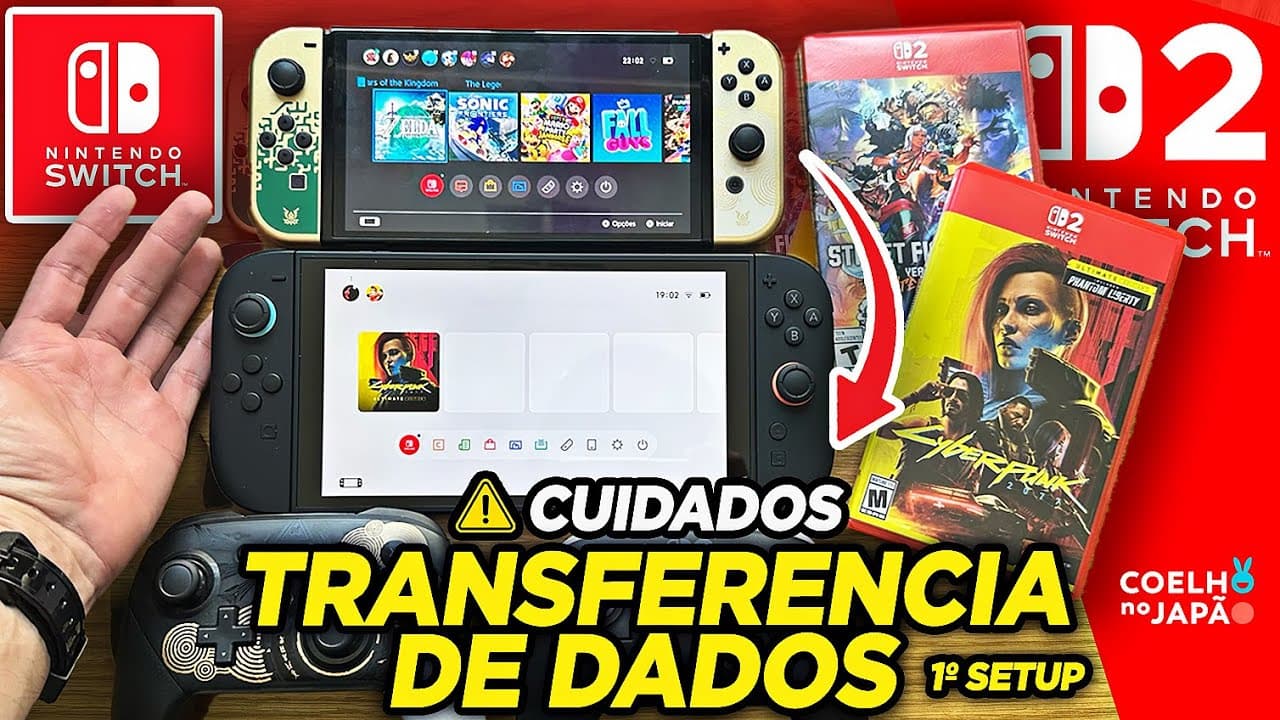 Guia: Como transferir seus dados do Switch 1 para o Switch 2 em segurança – Dicas para não perder dados