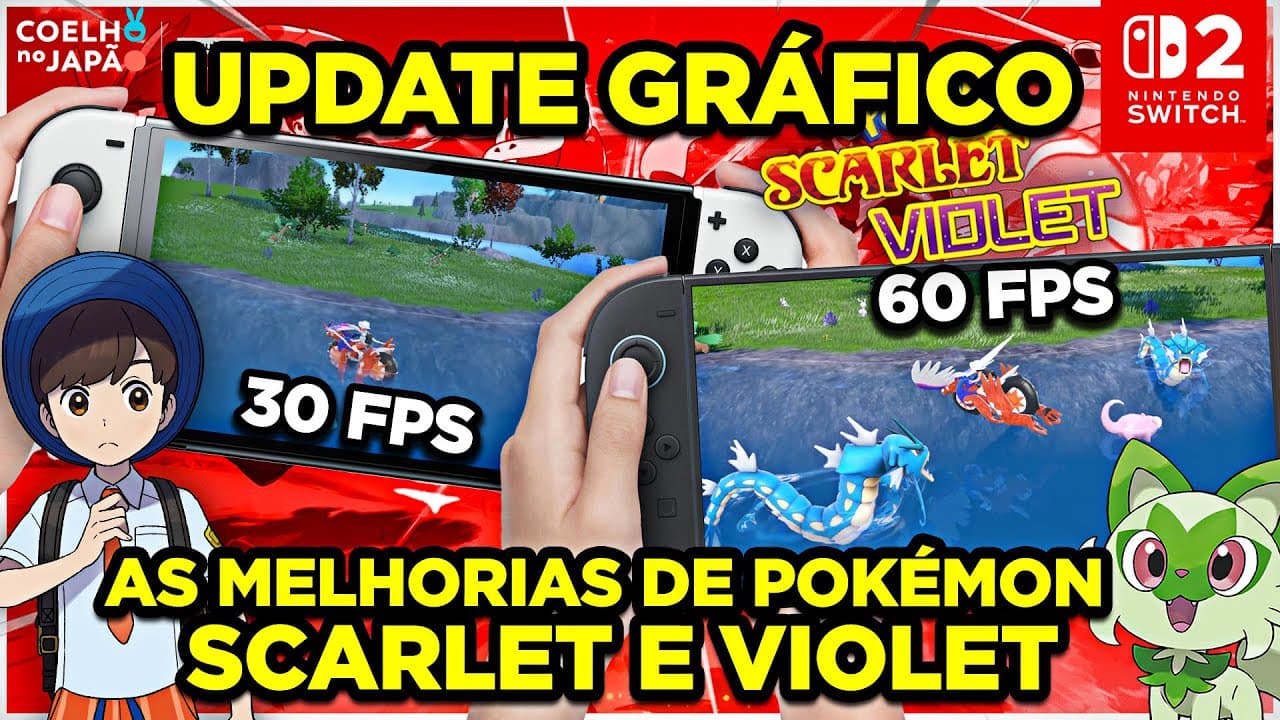 Guia: Pokémon Scarlet & Violet ganham melhorias gratuitas no Switch 2 – Veja as diferenças