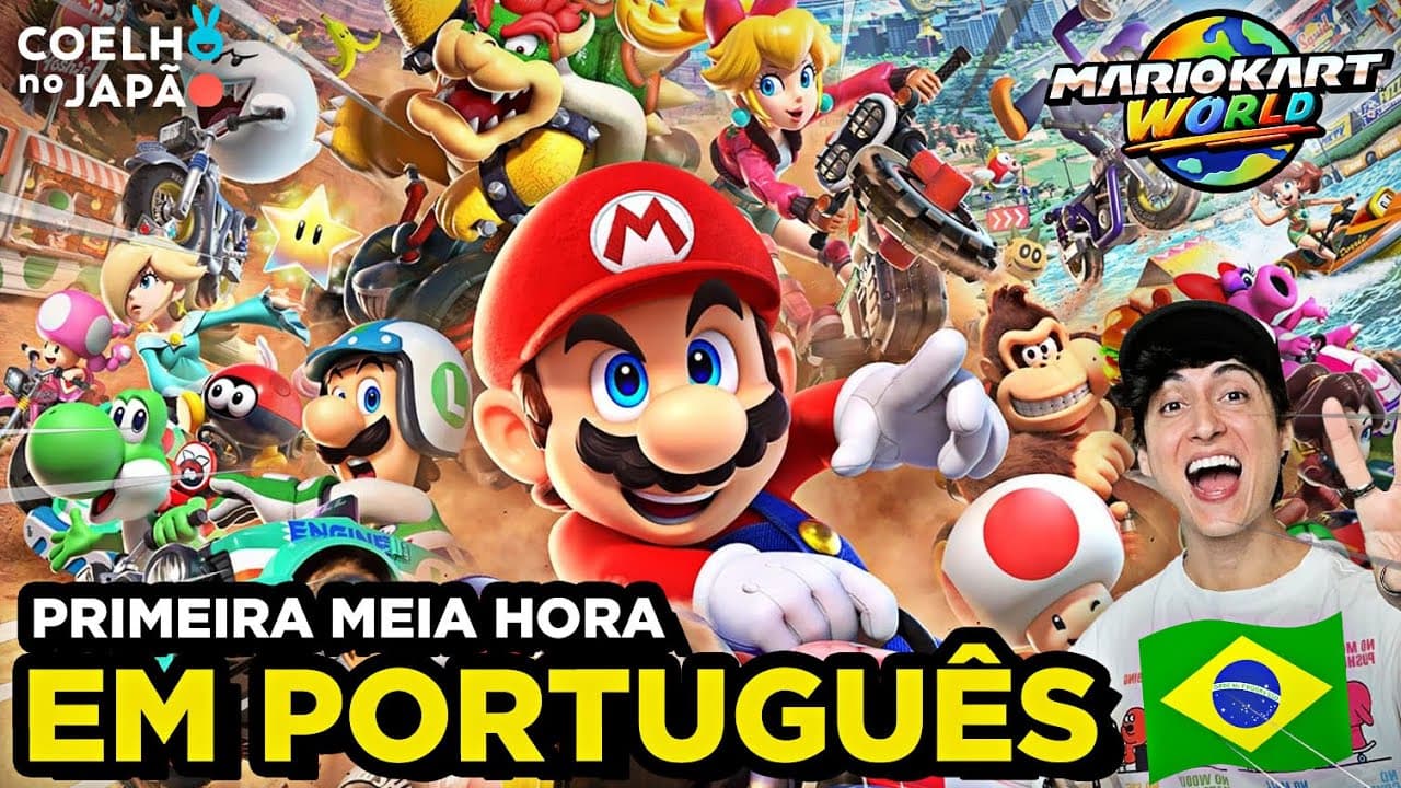 Os impressionantes primeiros 30 minutos de Mario Kart World – Confira