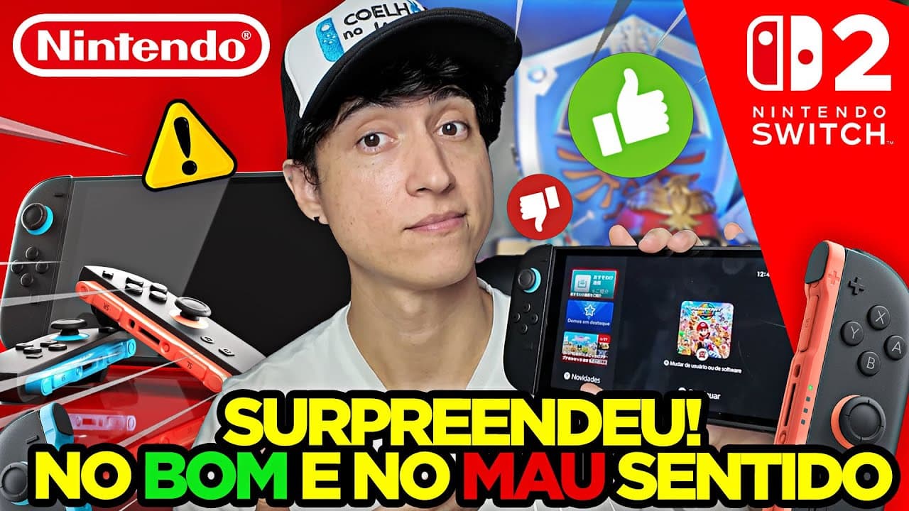 Análise: O Nintendo Switch 2 surpreende no bom e no mau sentido – Entenda