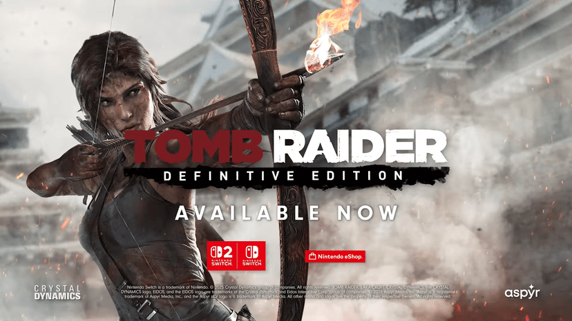 Tomb Raider: Definitive Edition é lançado para Nintendo Switch e Switch 2