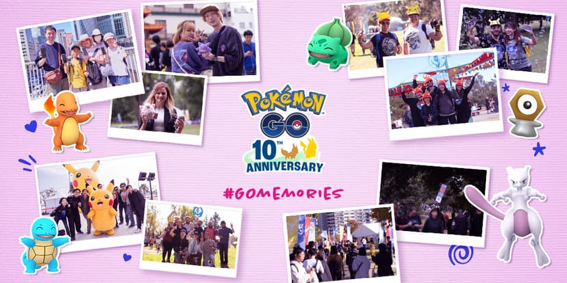 Pokémon GO lança campanha especial de 10 anos
