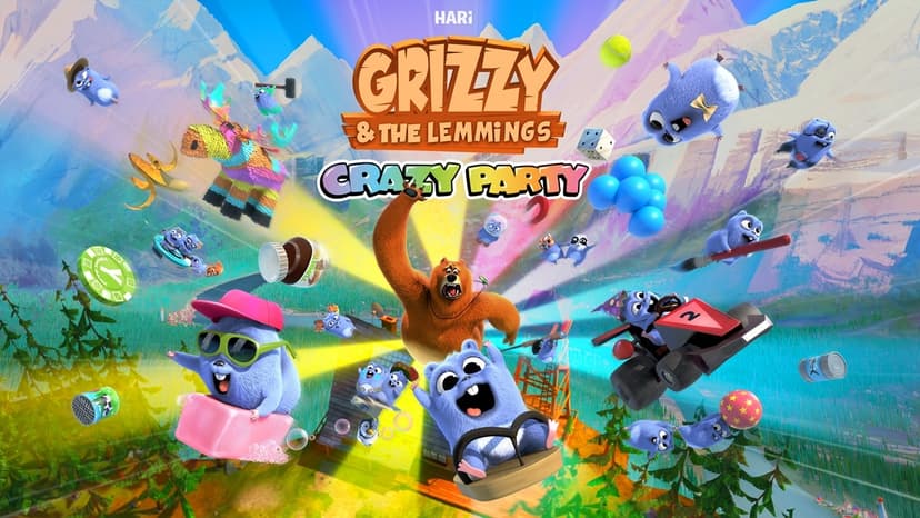 Grizzy & the Lemmings: Crazy Party chega ao Switch em agosto