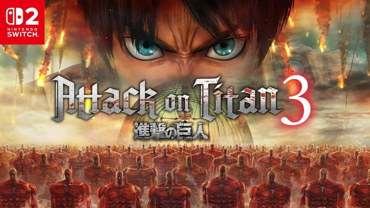 Attack on Titan 3 ganha trailer focado no Switch 2